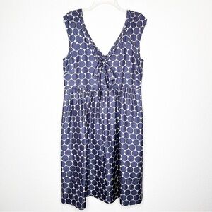Jigsaw 100% Silk Dot Tie Dress Fit & Flare